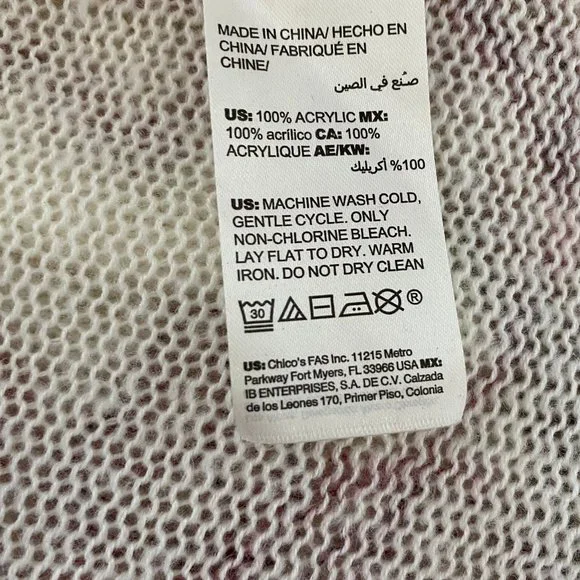 Chico's Boho Paisley Floral Cardigan - Picture 6 of 7